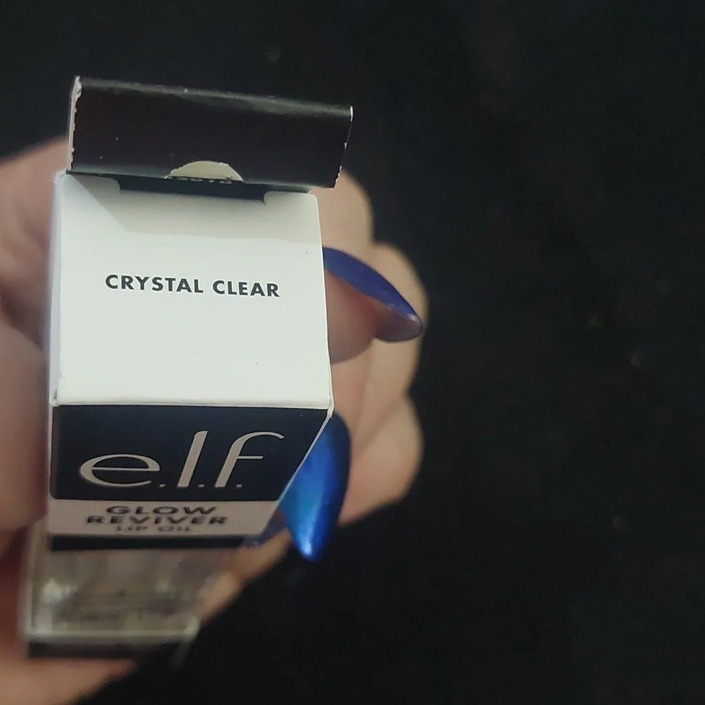NEW Elf glow reviver lip oil clear
